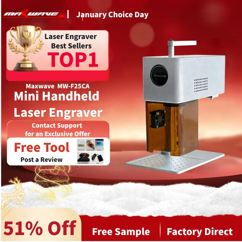 

New Generation Dual-Light Laser Engraving System 2W Infrared 10W Blue Light Supports Multiple Materials Compact Portable