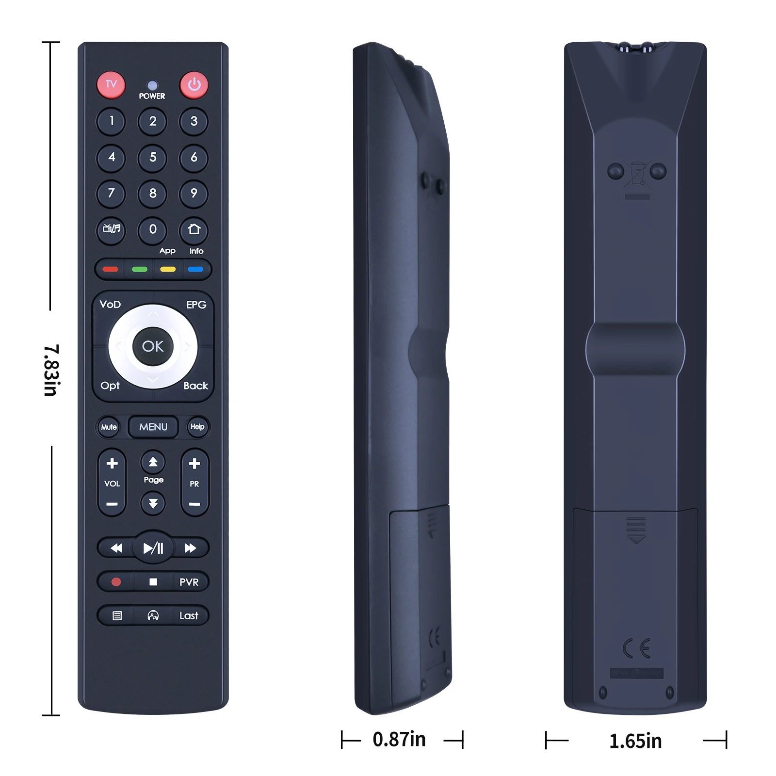 Novo controle remoto de substituição para TOYA 4K C55CX