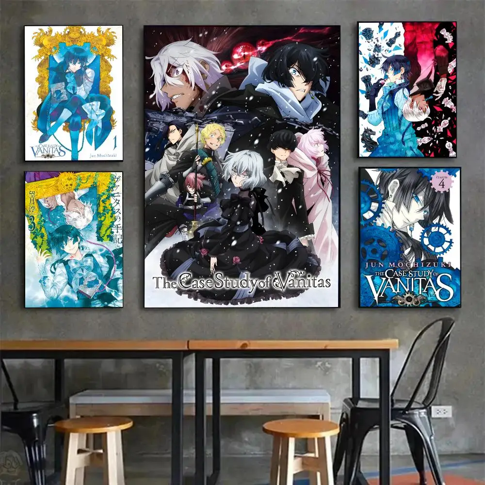 anime fantasy T-The Case Study Of Vanitas Poster Painting Wall Art Mural for Living Room Home Decor and Gifts
