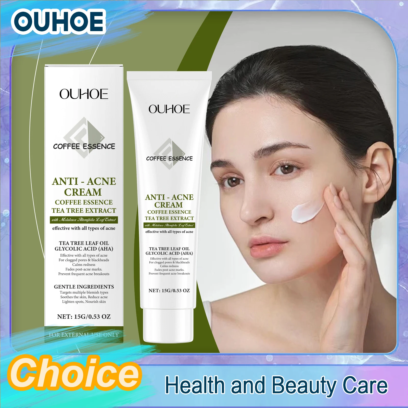 

Anti Acne Cream Herb Repairing Spot Blemishes Remover Oil Control Shrink Pores Whitening Moisturizing Pimples Treatment Ointment