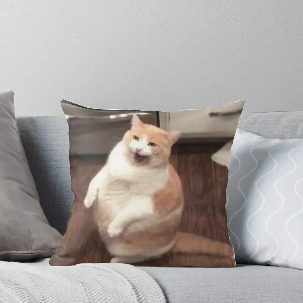 chonky cat meme sticker Throw Pillow Cushion Covers For Living Room Pillowcases For Pillows Luxury Pillow Cover pillow