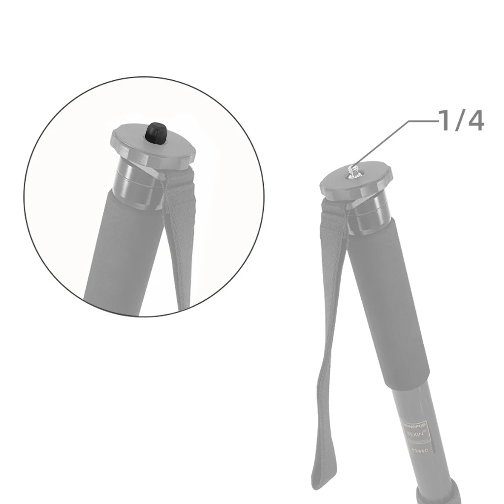 2 oder 10 stücke 1/4 Schraub schutz kappe Abdeckung Schrauben muttern für DSLR-Kamera Stativ Ein beins tativ Schnell verschluss platte Schraube Schutz abdeckung – Detail 1