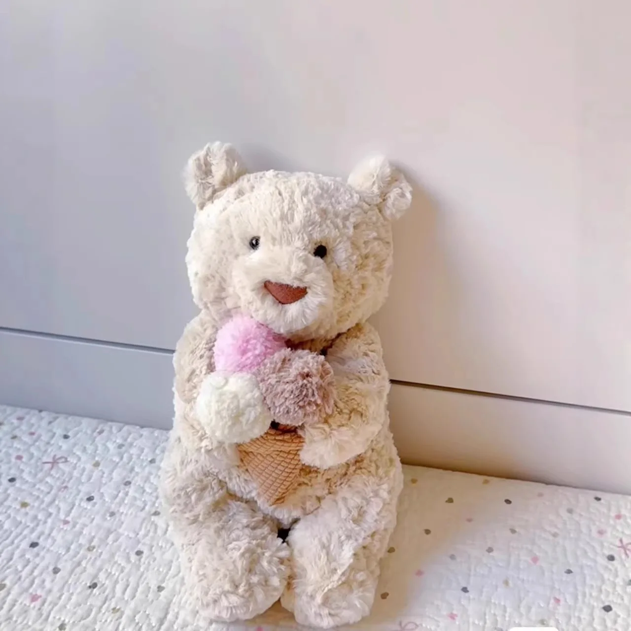 Ice cream Barcelona bear same ornament Jca label complete gift home decor desk decoration office kawaii accessories