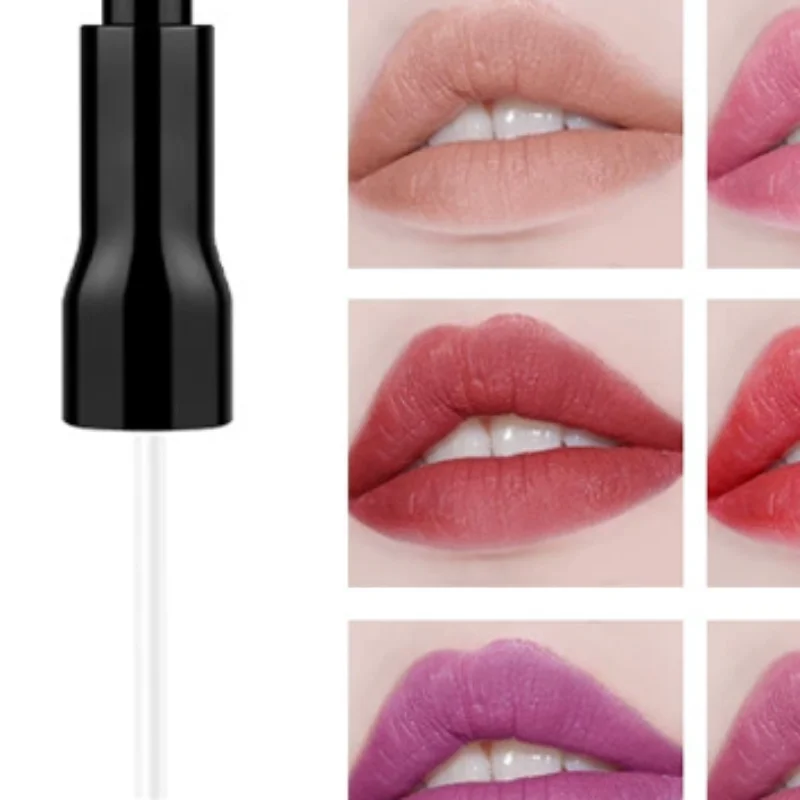 Juego de delineador de labios mate y lápiz labial líquido, lápiz labial de larga duración para mujer, resistente al agua durante 24 horas, 1 Uds.