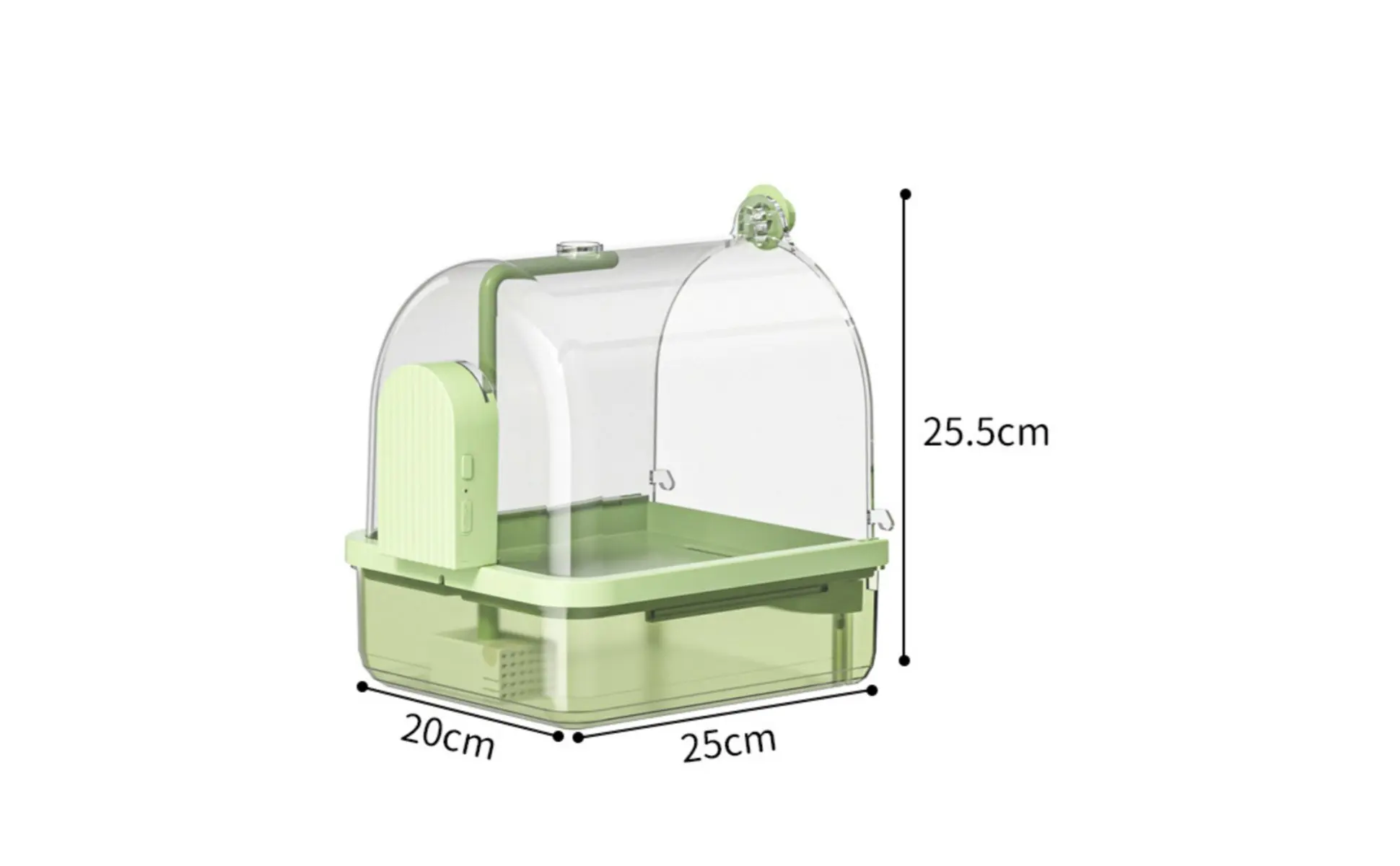 Automatic Bird Bath Wireless Sensor Parrot Bathtub Bird Shower Tub Transparent Cover Pet Supplies Non