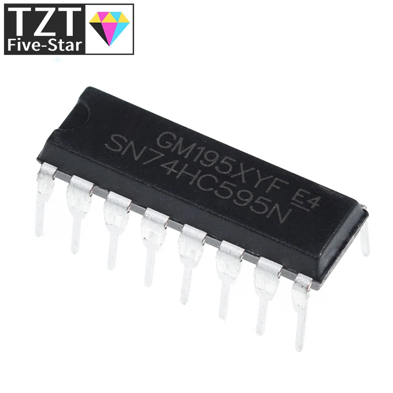 TZT 10/30 قطعة وحدة تنظيم الجهد SN74HC595N SN74HC595 74HC595N 74HC595