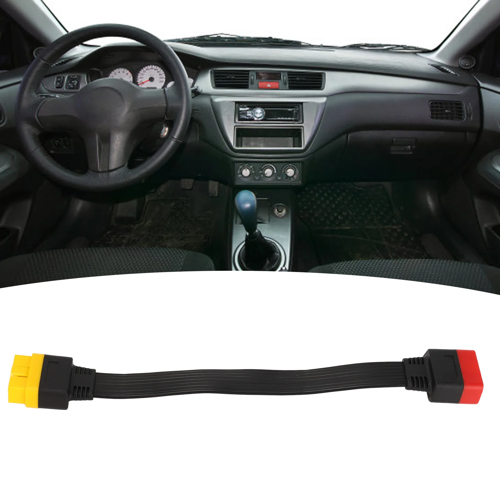 

OBD2 OBDII Удлинительный кабель ТПУ «папа-мама» диагностический соединительный кабель-адаптер для X431