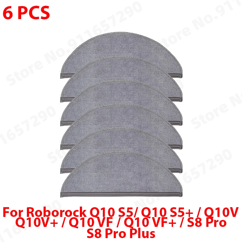 Compatibel met (Roborock Q10 X5 / Q10 PF / Q10P / Q8 Max Pro Plus) onderdelen: hoofdborstel, zijborstel, stofzak, mop, filter, accessoires