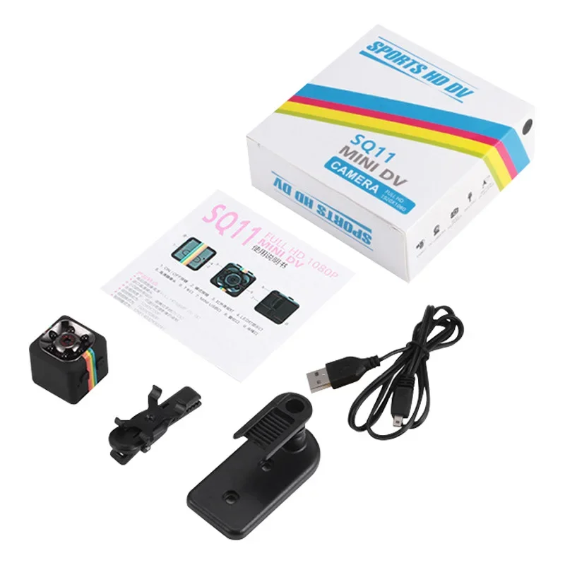 Mini cámara HD 1080P, cámara pequeña portátil para niñera, vídeo, voz, Mini grabadora DV, cámara de seguridad oculta para interiores para el hogar y la Oficina