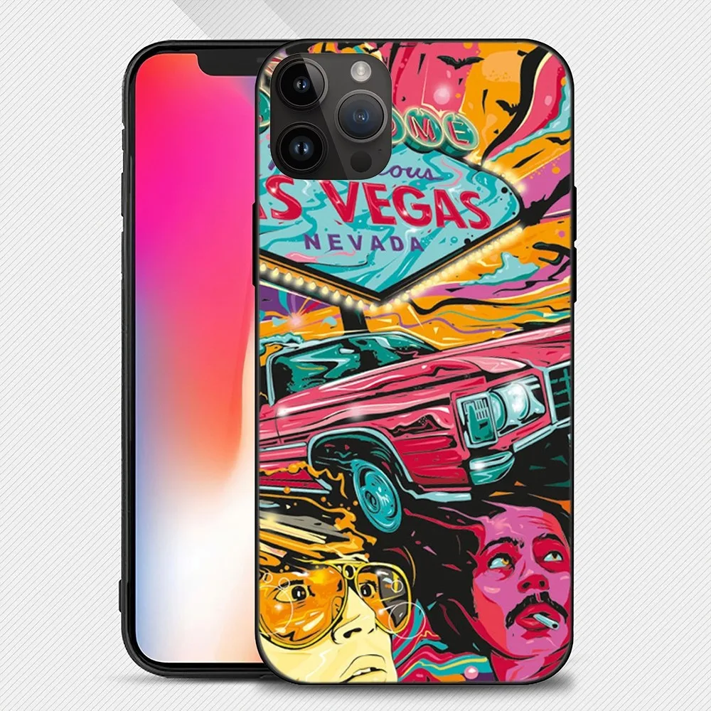 Fear and Loathing in Las Vegas Phone Case iphone15 14 13 12 11 Pro Max Mini X 7 8 Soft Case