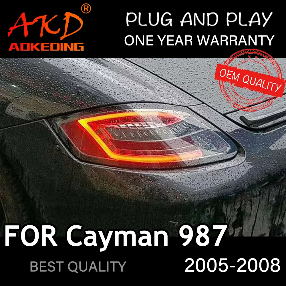 

Tail Lamp For Car Porsche Cayman 987 2005-2008 LED Tail Lights Fog Lights Daytime Running Lights DRL Tuning Cars Car Accessories