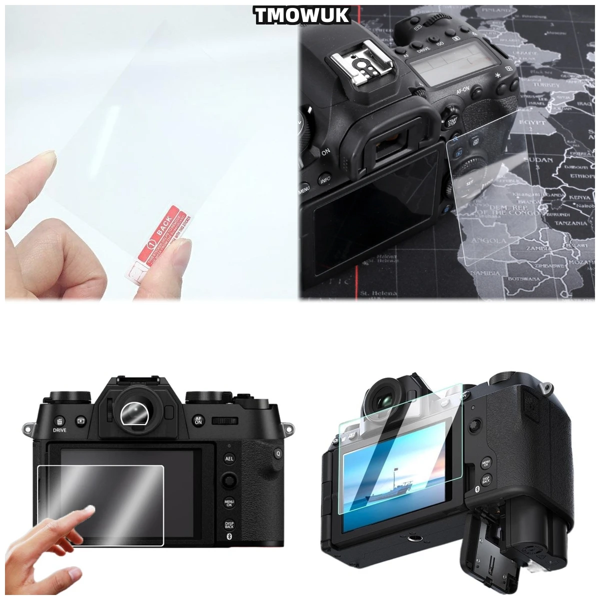 

For Fujifilm X-T10 T20 T30 M1 A1 A2 E2 E3 X30 XF10 XS10 XS20 - 9H Hardness Tempered Glass, Anti-Shatter Privacy Film