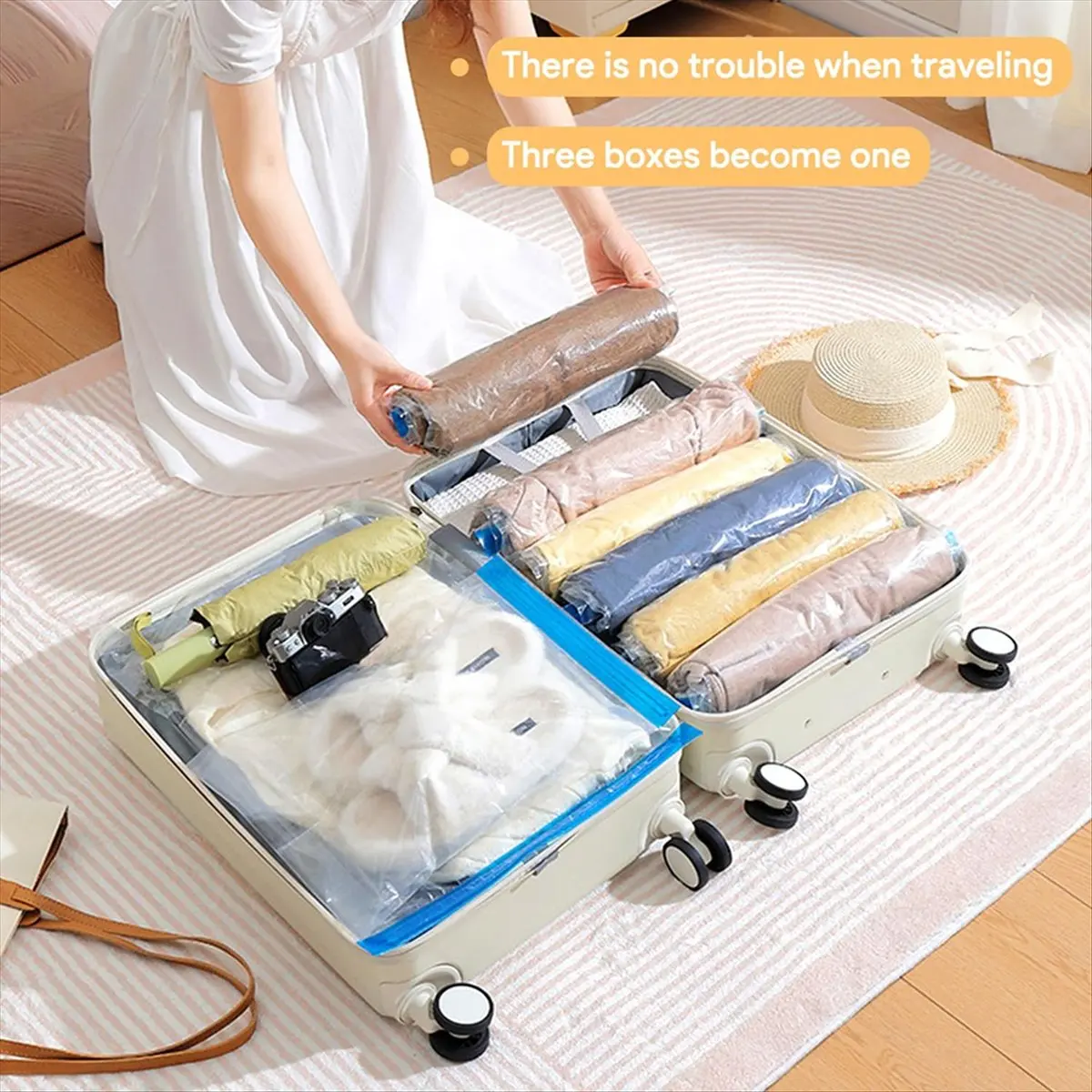 2026 Trend Vacuum Bags for Clothing, Vacuum Bags for Clothing, Vacuum Bags for , Ideal for Jackets and Space-Saving Storage