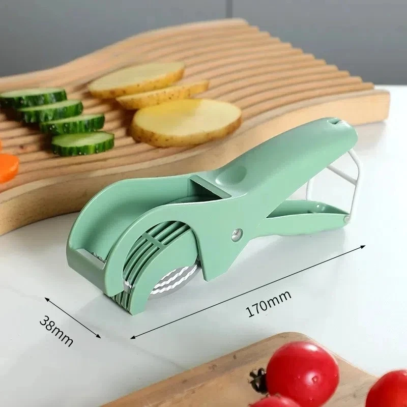 HooFun Stainless Steel Vegetable & Fruit Slicer image