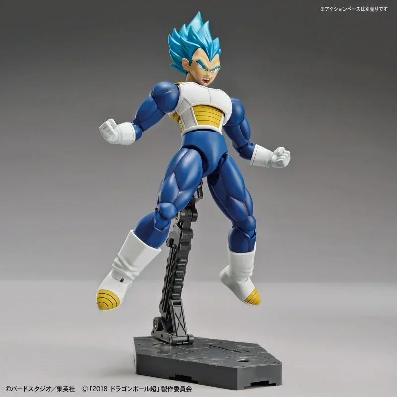 W magazynie oryginalna figurka Bandai-wzrost standard Dragon Ball Super Saiyan God Vegeta [SC] Anime figurka montaż zabawki modele