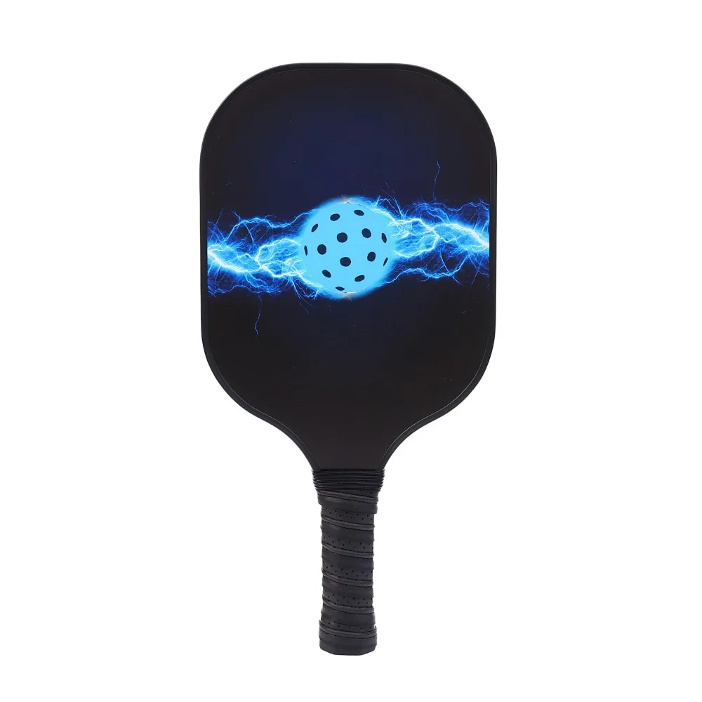 High Quality Glass Fibre Surface Pickleball Paddle Honeycomb Core Lightweight Pickleball Racket Non-slip Grip Sports Racquet