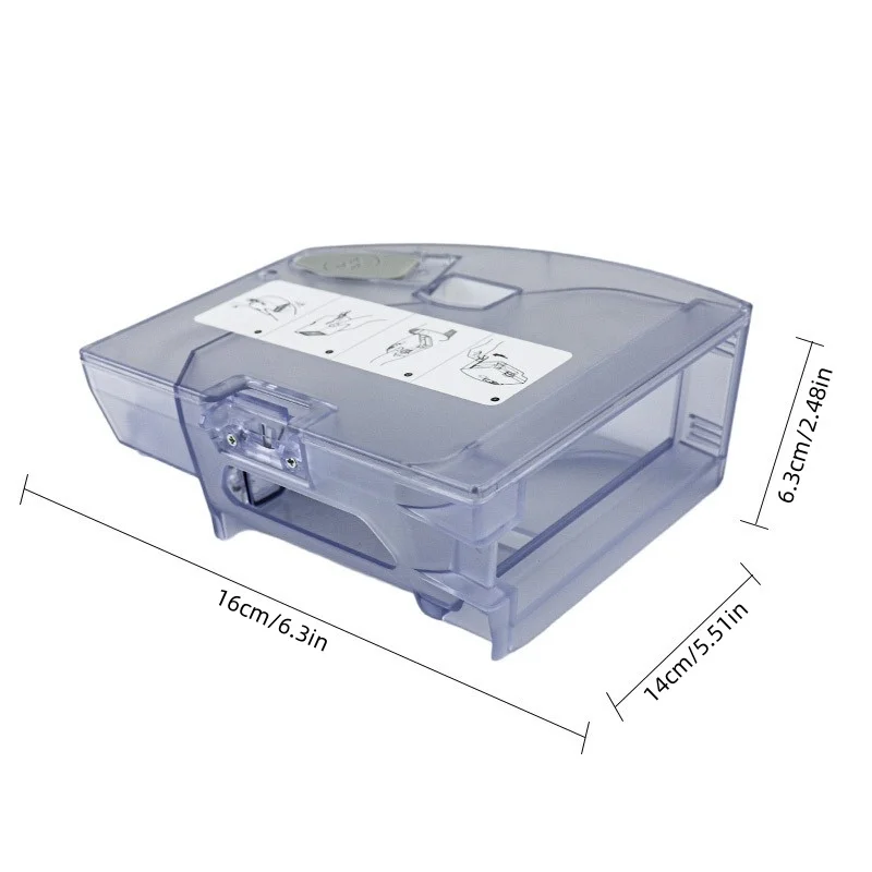 2 في 1 صندوق غبار خزان المياه لشاومي Roborock T8/Q7 MAX مكانس كهربائية للكنس أجزاء مزبلة مرشحات #2