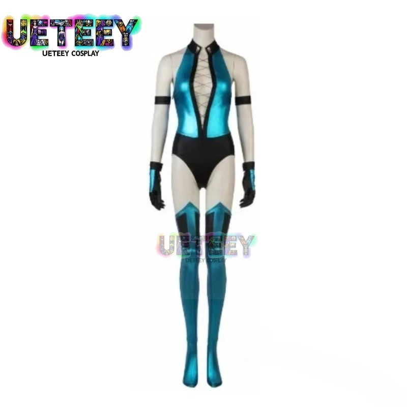 

UETEEY Cos JADE KITANA MILEENA Coaplsy Cotume Halloween Christmas Anime Party Custom Size Clothes