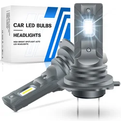 2x Car LED Head Light H7 Fanless LED Bulb 12V White Super Bright For Seat Ibiza 6l 6j Leon 5f Mk2 Mk3 Mk1 1p 1m Arona Altea