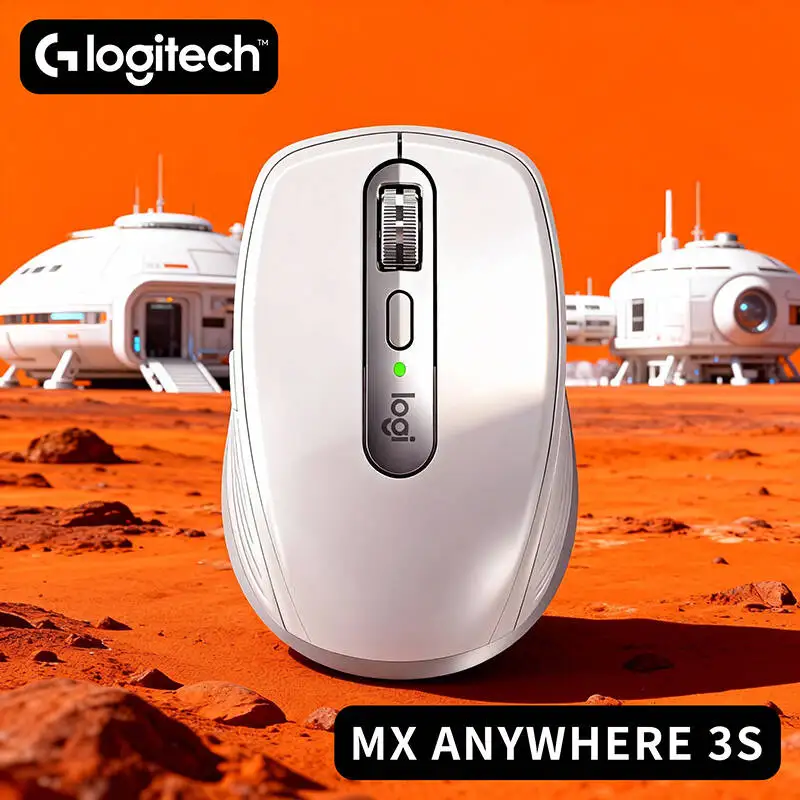 

Беспроводная мышь Logitech MX Anywhere 3S — Darkfield 8K DPI, противоскользящая, MagicSpeed Scroll, синхронизация 3 устройств, офисная, быстрая зарядка USB-C