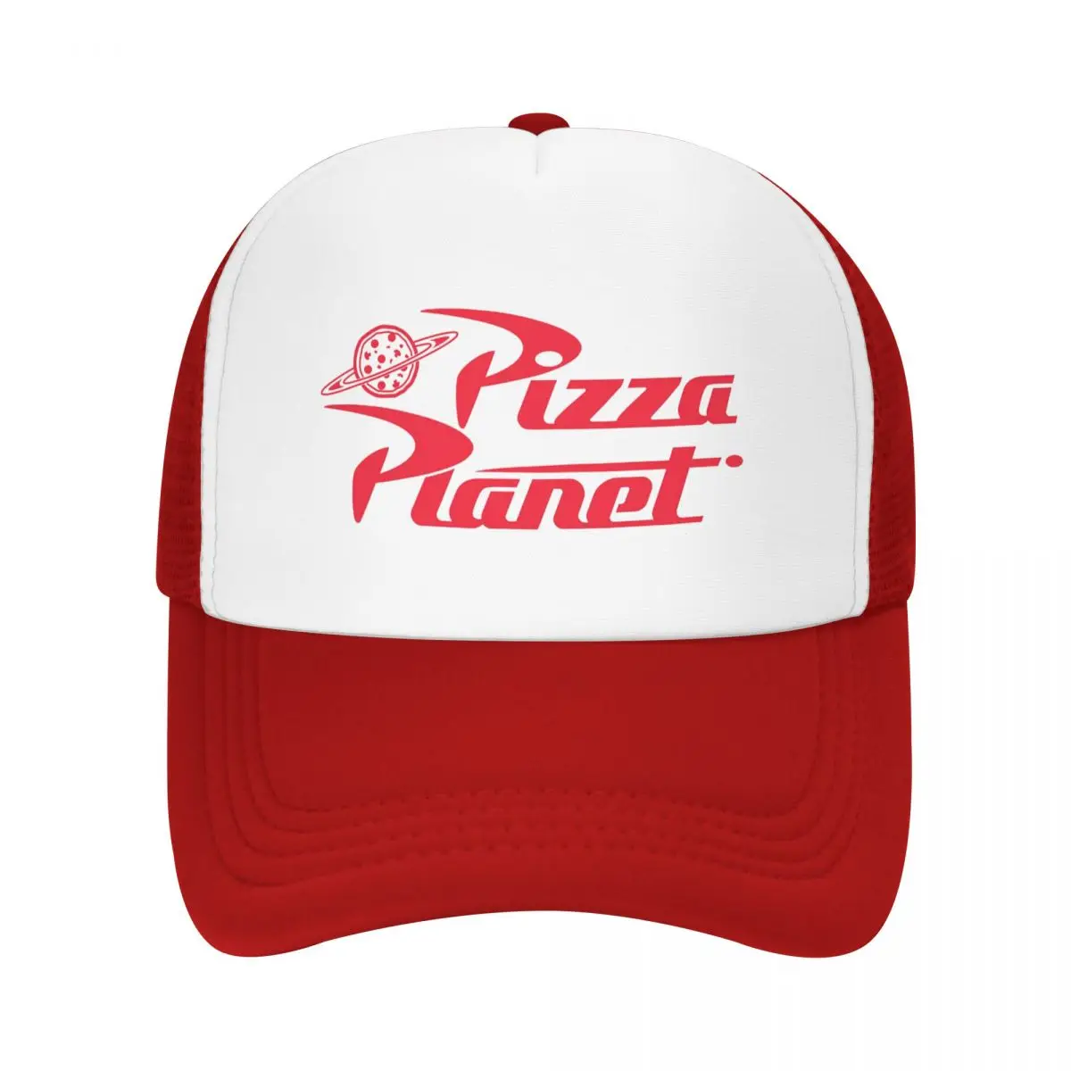 Pizza Planet Logo Cap Fashion Casual Mesh Baseball Caps Adjustable Hat Hip Hop Summer Unisex Baseball Hats Polychromatic