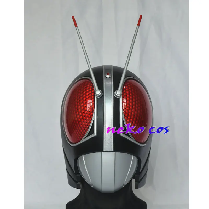 nekocos Rider Black RX Helmet  Mask Resin Cosplay costume  Custom size  Props Toy Gift Halloween Role Play