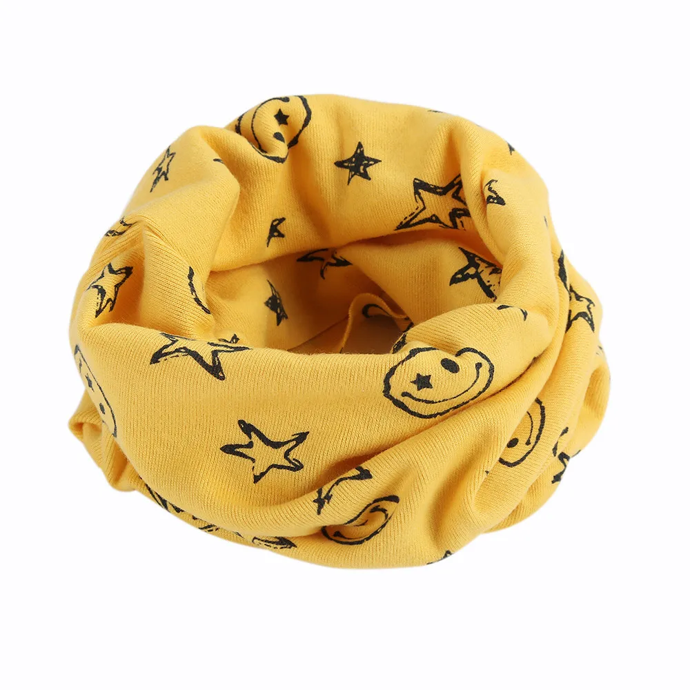 Children Warm Cotton Scarf O Neck Tube Scarf Baby Reusable Dustproof Cover Face Mask Shawl Winter Neckerchief Boys Girls Collar