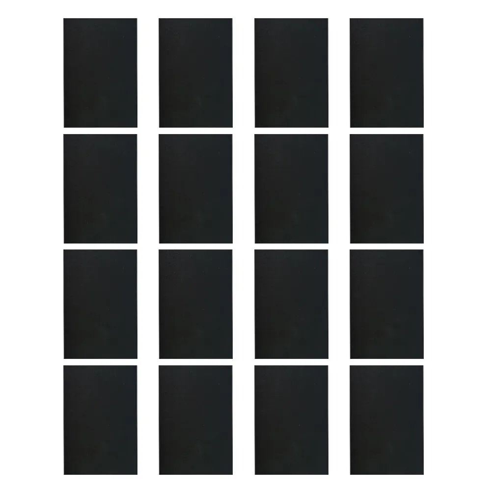 16Pcs Magnetic Rubber Sheets for Garage Door Decoration Faux Windows Easy Install No Drill Removable Cuttable Non Fade Magnetic