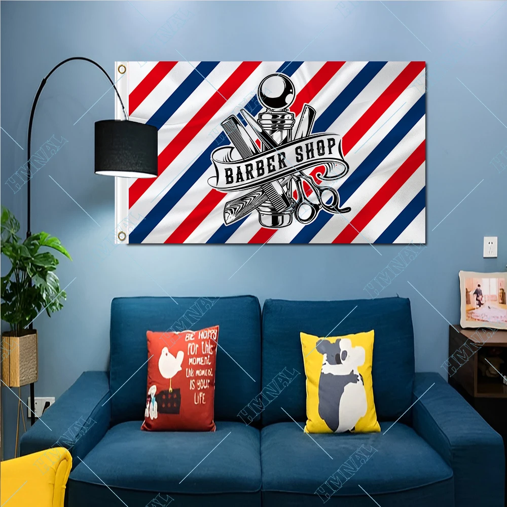 Barber Shop Flag 3X…
