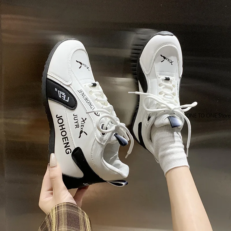 

2025 New Canvas Moral Training Shoes Women Anti-skiing Sneakers Women's Shoes Flat Comfortable Women's Shoes Trainers Platform