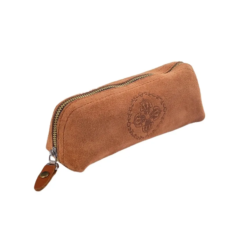 Leather Smoking Pipe Pouch Bag Holder Tobacco Pouch Case Large Capacity Accessories Men Gifts Smoke Pipe Bag