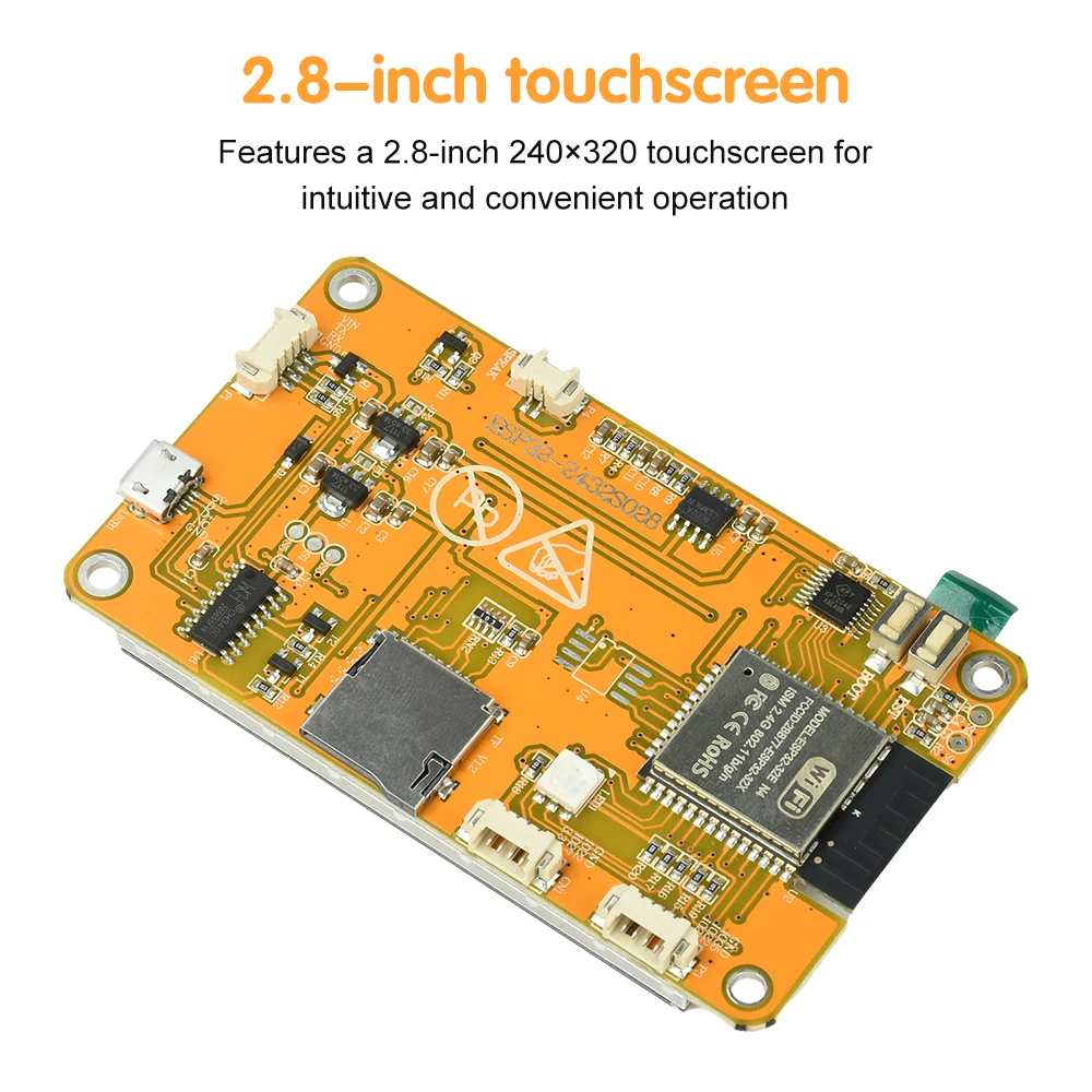 Bitcoin NerdMiner V2 Lucky Miner Hashrate 355KH/s ESP32 2.8 polegadas Smart Display BTC Solo Lottery Nerd Miner ESP32-2432S028R WROOM