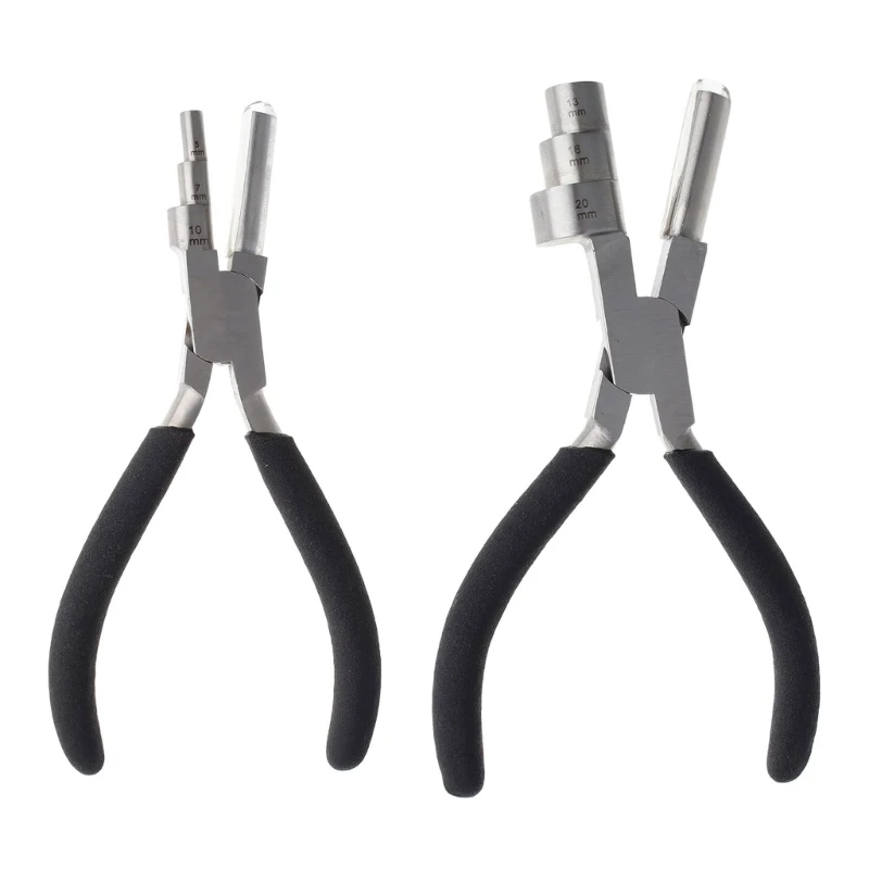 Wire Wrapping Pliers for Electronic Components Stainless Steel Jewelry Making Pliers Multipurpose Winding Pliers