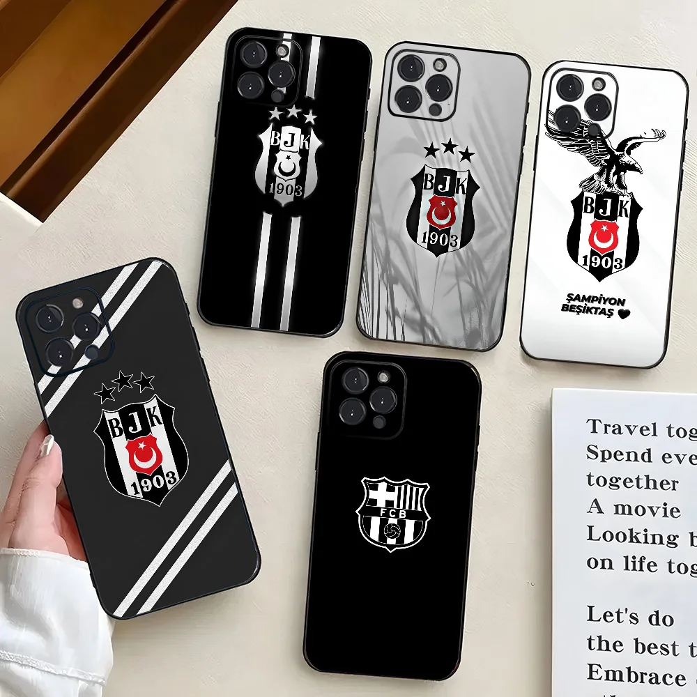 

EPC Fashion Besiktas BJK Phone Case Silicone Soft For iPhone 16 15 14 13 12 11 X XR Plus Pro Max Plus