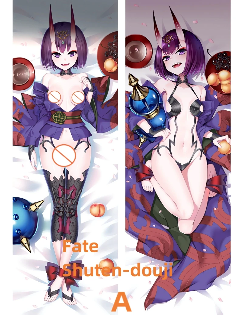 

Dakimakura Anime Pillow Case Fate Shuten-douji Double-sided Print Of Life-size Body Pillowcase Gifts Can be Customized