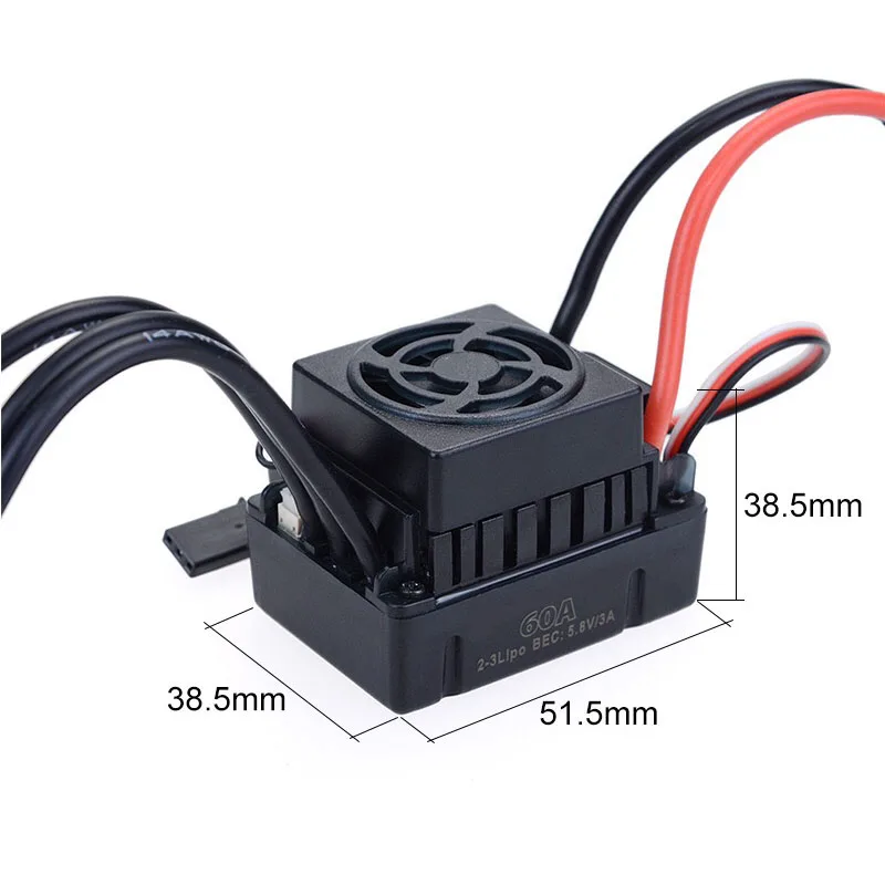 F540+60A Slotless Brushless Set 1/10 Model Waterproof Electric Motor For AMutomotive