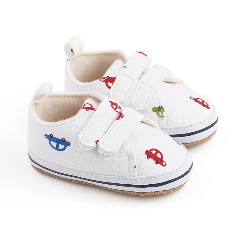 Baby Shoes Cartoon Embroidered Soft Shoes Newborn Girls Boys Prewalker Walking Toddler Kids Shoes First Walker Free Shipping