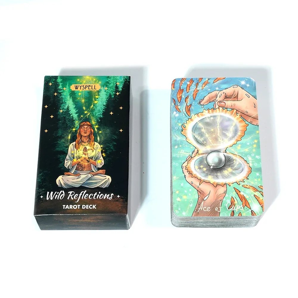 Wild Reflections Tarot Wyspell Classic Tarot Cards Beginner Friendly Clear Symbolism Traditional Structure Easy Follow 78 Cards