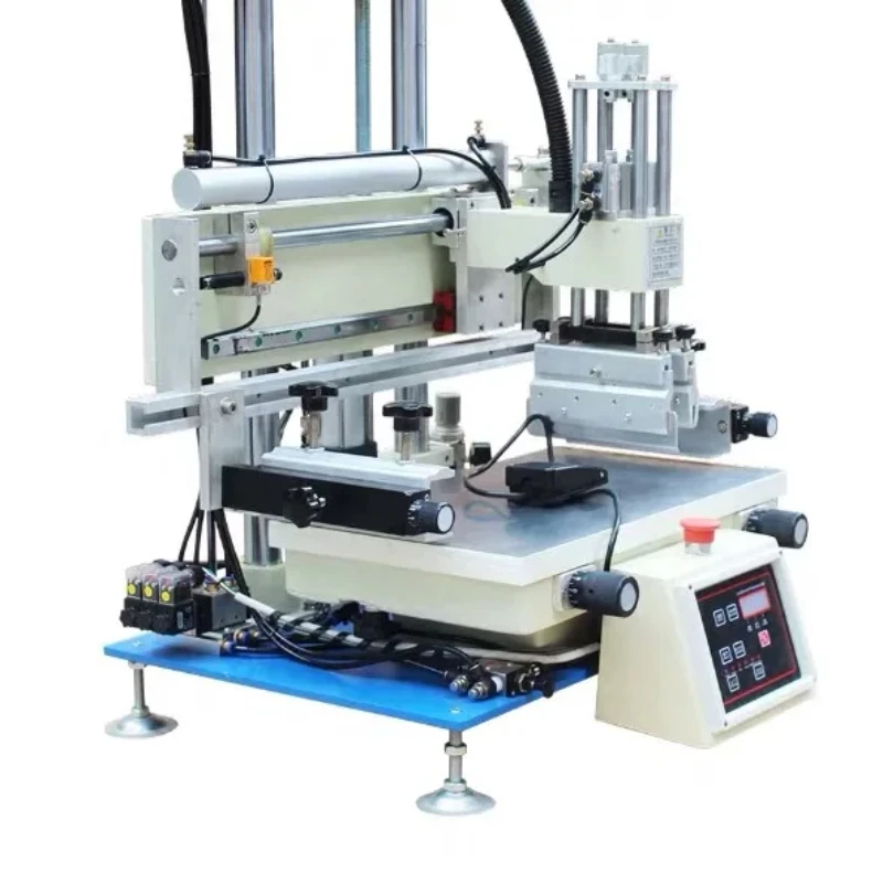 Semi-Automatic Screen Printing Machine Desktop Desktop Small Pneumatic Screen Printing Machine Solder Paste Vertical