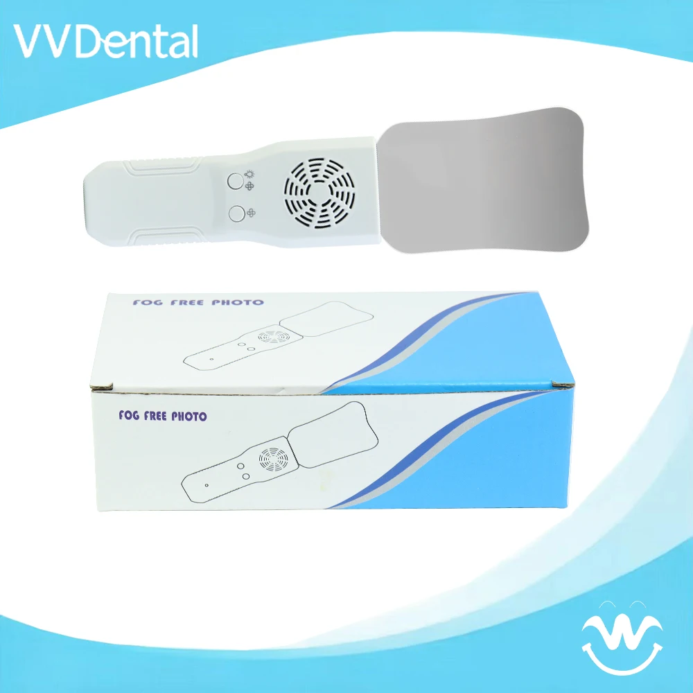 Dental Automatic Anti-fog Mirror for Oral Photography Reflector Defog Mirror Orthodontic Supplies