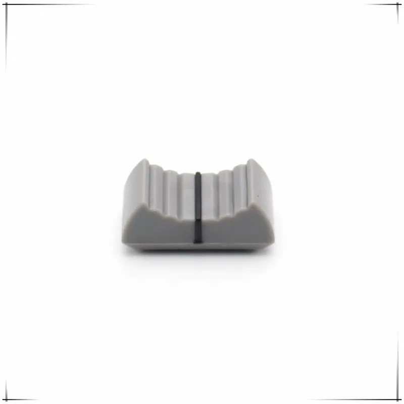 10pcs 24x12x11mm Mixer Electronic Keyboard Slide Potentiometer Plastic Cap Mixer Desk Fader Knobs 2x4mm 1x8mm Jack Push Cap