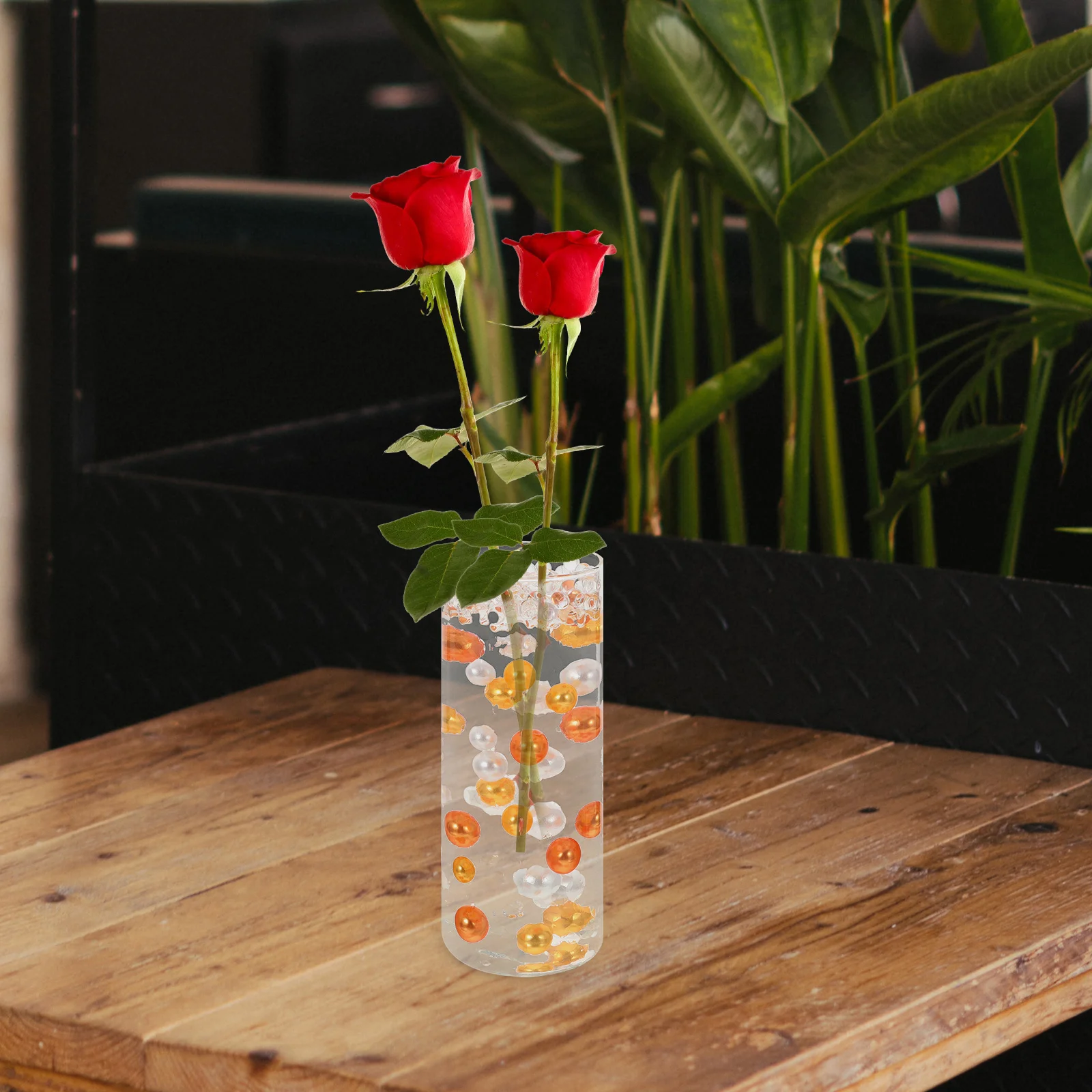 

400Pcs Floating Faux Pearls Vase Decoration Flower Vase Filler Water Floating Beads Clear Pearls for Vases Vases Decor