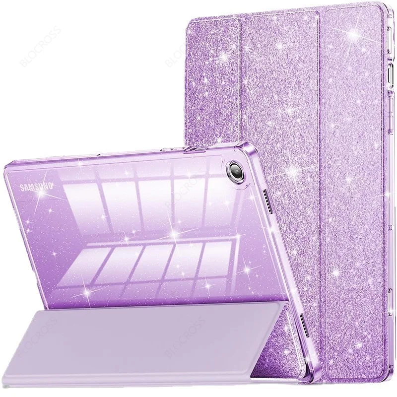 Für Samsung Galaxy Tab S9 11" S11 S10 Lite S9 S10 FE 10,9 Hülle mit Stifthalter Tab A11 A9 Plus 11 8.7 Smart Sparkling Cover – Detail 13