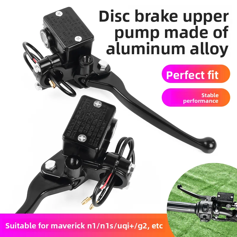 

Universal 10mm Motorcycle Front Brake Master Cylinder Pump for Scooter E-Bike Motorbike Brake Upper Pump Replacement Parts.