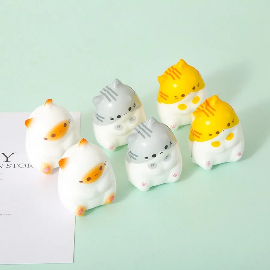Cross-border hot pu slow-rebound cat pinching music decompression toys Internet celebrity stalls artifact factory wholesale