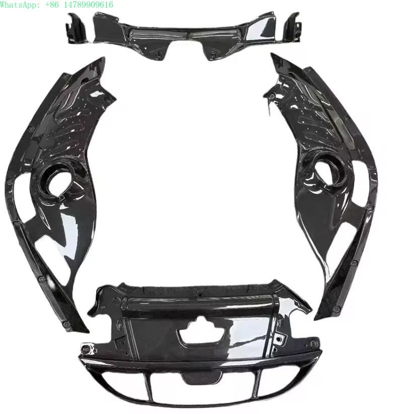 Customizable OEM Body KitsNew High Quality OEM Style Dry Carbon Fiber Rear Engine Interior Kit Engine Bay Cover For 296 GTB Gen