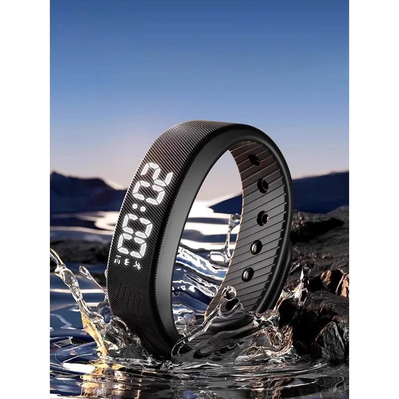 

Smart bracelet vibrating alarm clock watch for men's middle and high school students