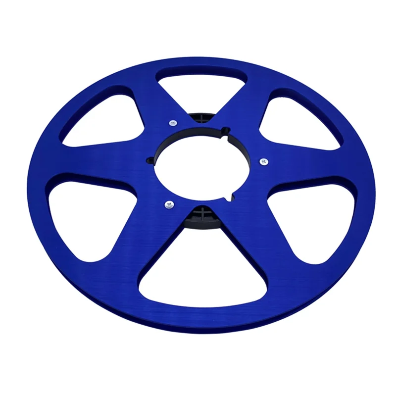 New Analog Audio 10.5Inch X ¼Inch Metal Tape Reel -NAB HUB Open Reel Audio Aluminum Takeup Reel By Pioneer(Blue)