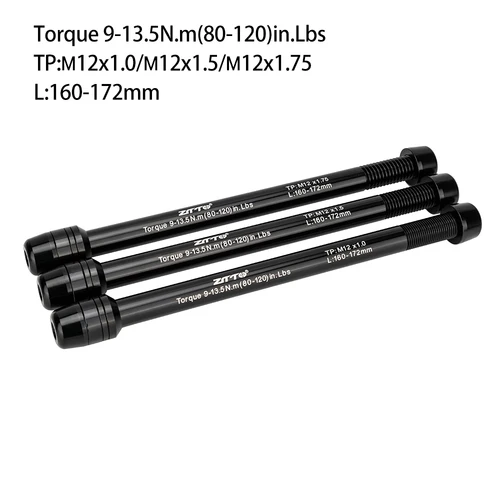 Imagen 2 del producto Soporte de entrenamiento ZTTO, adaptador de eje pasante M12 1,0 1,5 1,75 rosca 160-172 166-178mm, brochetas de eje de plataforma de conducción de eje pasante de entrenamiento