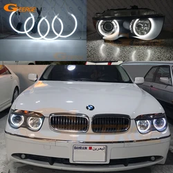 For BMW E65 E66 PRE FACELIFT 745i 745Li 760Li 760i 2002 - 2005 Ultra Bright CCFL Angel Eyes Kit Halo Rings Car Accessories